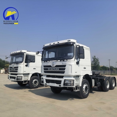 3 essieux Shacman Tireur Tireur Tête de camion Moteur principal pour les besoins de transport lourd