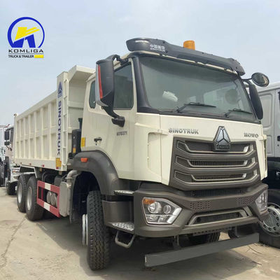 Sinotruk Hohan 6X4 371HP / 375HP 20cbm Hyva Dump Truck avec réservoir de carburant de 300L