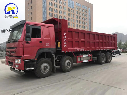 / Utilisé 8X4 12 roues Sinotruk HOWO camion à bascule DOT Certifié et sur mesure Demande