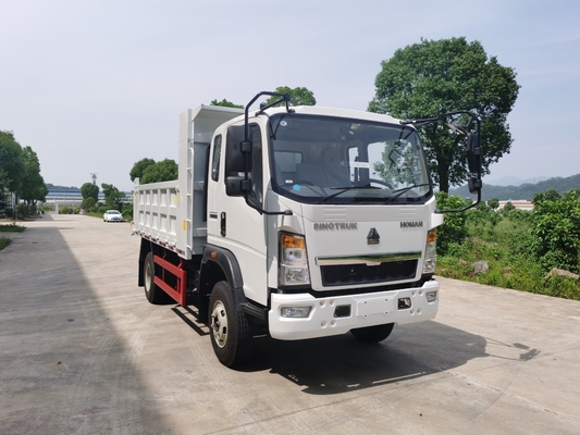 5 à 10 tonnes HOWO Mini Truck Truck de décharge avec 6 1 pneus de rechange et style de conduite LHD/Rhd