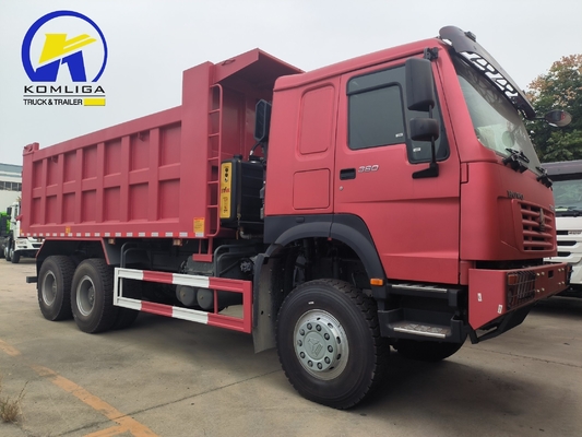 351-450 chevaux Euro 5 6X4 20-30 tonnes Lourdes charges 3 essieux 10 roues Sinotruk HOWO Déchargeuse d'occasion