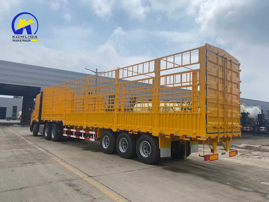Suspension de type bras croisé HOWO Truck Fence Cargo Semi-remorque avec système de suspension