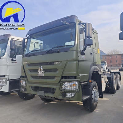 10 roues 6X4 380HP 400HP 430 Prime Mover remorque tête utilisée tracteur camion pour la livraison