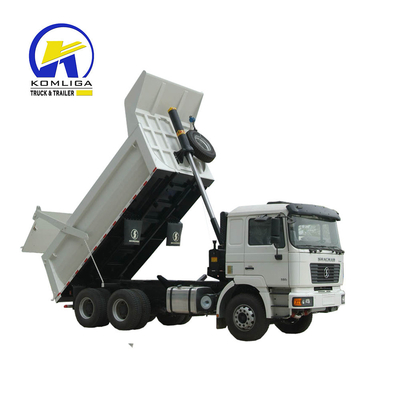 Camion à décharge pour mine à 40 tonnes à diesel jaune Shacman 6X4 340HP 380HP 420HP
