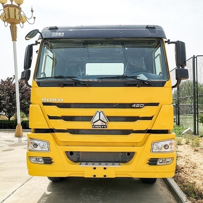Euro4 Sinotruk HOWO 420HP Camion tracteur électrique terminal avec certification ECE pneumatique