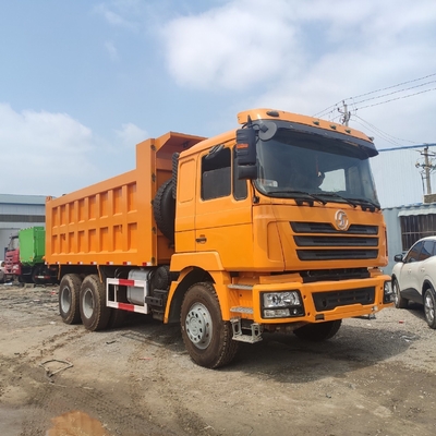 6X4 Used Shacman Tiper Truck avec moteur diesel 380HP et système hydraulique à un prix abordable