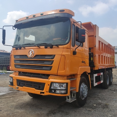6X4 Used Shacman Tiper Truck avec moteur diesel 380HP et système hydraulique à un prix abordable