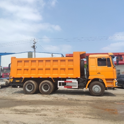 6X4 Used Shacman Tiper Truck avec moteur diesel 380HP et système hydraulique à un prix abordable