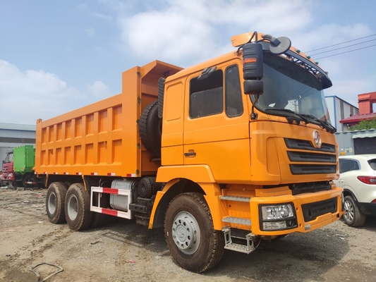 6X4 Used Shacman Tiper Truck avec moteur diesel 380HP et système hydraulique à un prix abordable