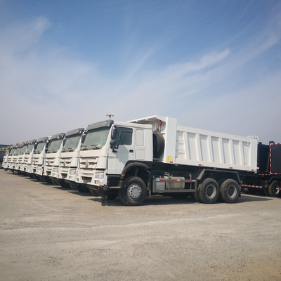 Téléchargement hydraulique à bascule ventrale HOWO Dump Truck A7 8X4 6X4 20cbm utilisé pour le marché