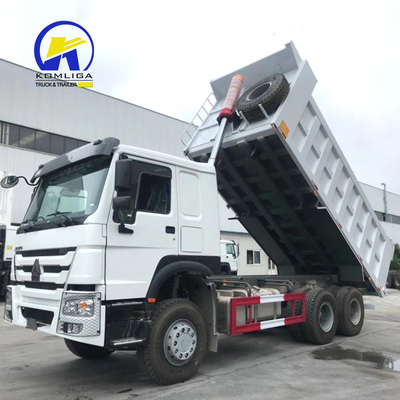 Conception de pneus radiaux 20 mètres cubes Sinotruk HOWO camion de décharge avec 351-450 chevaux