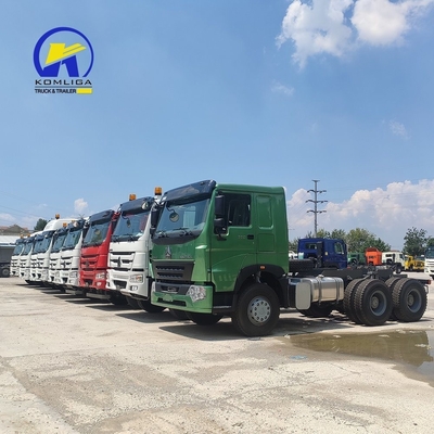 Sinotruk HOWO Tracteur à tête de remorque lourde avec norme d'émission Euro 2