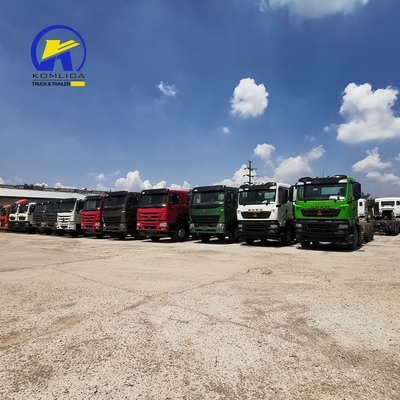 6.5 Rapport de vitesse Camion sino HOWO 6X4 Tête de remorque Camion tracteur avec pièces