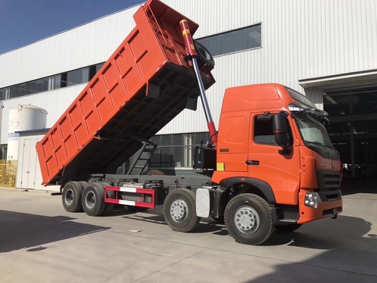 371HP Sinotruck 40 Tonnes 12 Pneus HOWO Camion à conteneurs avec caméra de vue arrière et couleur bleue