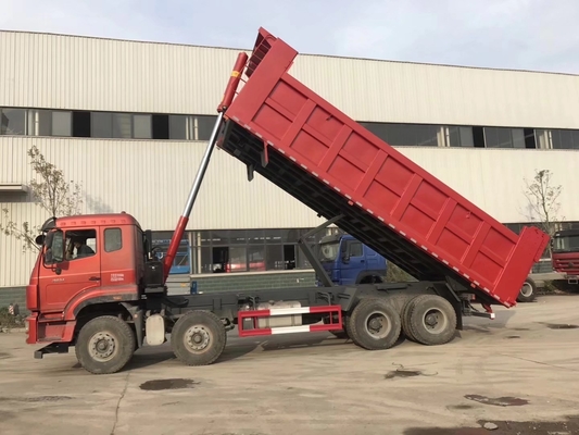 371HP Sinotruck 40 Tonnes 12 Pneus HOWO Camion à conteneurs avec caméra de vue arrière et couleur bleue