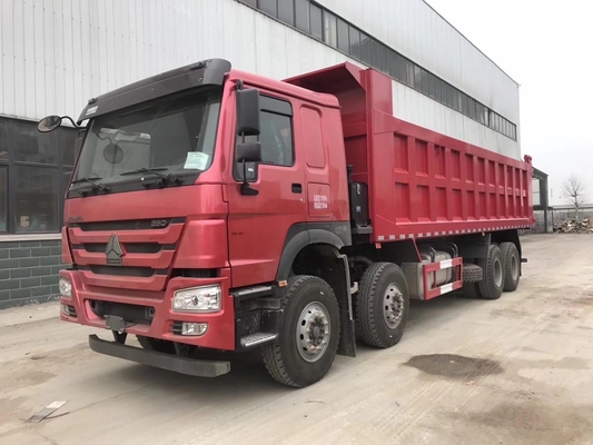 371HP Sinotruck 40 Tonnes 12 Pneus HOWO Camion à conteneurs avec caméra de vue arrière et couleur bleue