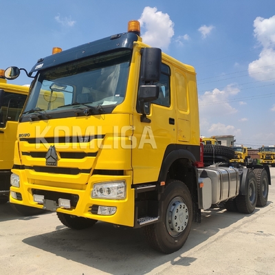 Capacité de charge de 21 à 30 tonnes 16 tonnes Arbre arrière Sinotruk 10 roues 371HP HOWO 6X4 remorqueur