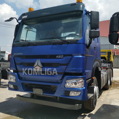 Base de traction 50 /90 Optionnel Sinotruk 420HP 371 6X4 HOWO Tête Tracteur camions lourds