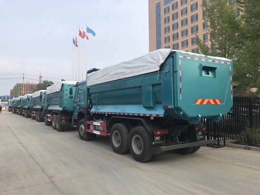 Sinotruk 380HP HOWO Dump Truck aux Philippines avec cabine Hw76 et certification DOT des pneus