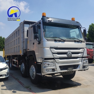 8X4 371HP HOWO Sino Dump Truck Truck utilisé avec remontage hydraulique