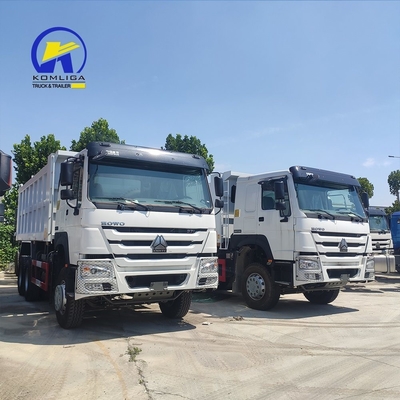 Camion Sino Camion déchargeur d'occasion HOWO 6X4 Camion de camion 375HP Camion à bascule Puissance de cheval 375HP