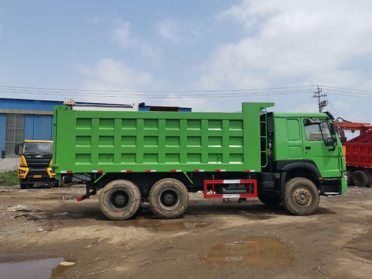 Transmission manuelle HOWO 6X4 Camion à décharge à bascule d'occasion 371HP 375HP pour le marché africain