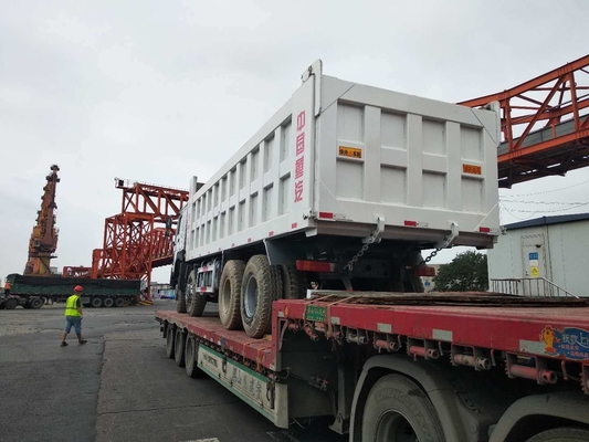 Shacman Sinotruk d'origine utilisé HOWO Éthiopie camion 8500 * 2500 * 3400mm capacité du moteur &gt; 8L