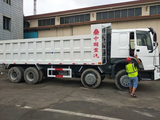 Shacman Sinotruk d'origine utilisé HOWO Éthiopie camion 8500 * 2500 * 3400mm capacité du moteur &gt; 8L