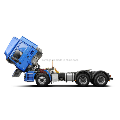 Homme 16 tonnes deux étages réducteur arrière Shacman F3000 6X4 380HP tête de camion d'occasion