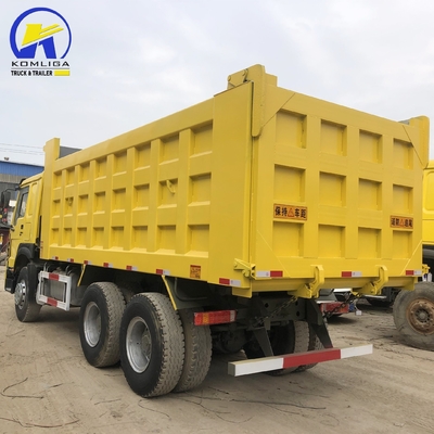 6×4 roue motrice transmission manuelle Forland Sinotruk 371 375 camion de décharge en Afrique