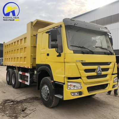 6×4 roue motrice transmission manuelle Forland Sinotruk 371 375 camion de décharge en Afrique