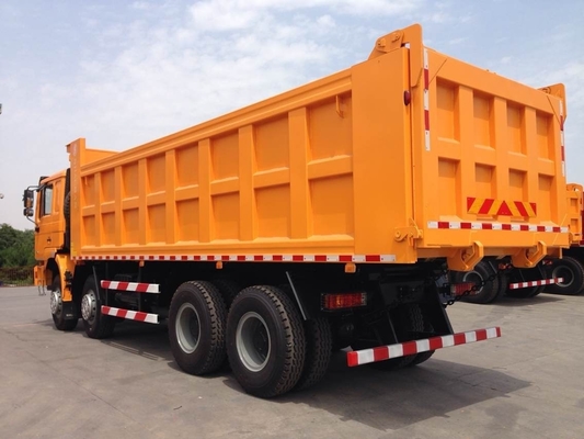 2 séries de 12 roues Shacman 8X4 camion de décharge de 40 tonnes avec dimension de seau 5600X2300X1500 20cbm
