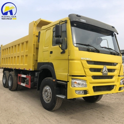6X4 371HP Sinotruck HOWO Dump Truck avec conception de pneus radiaux et moteur de grande capacité
