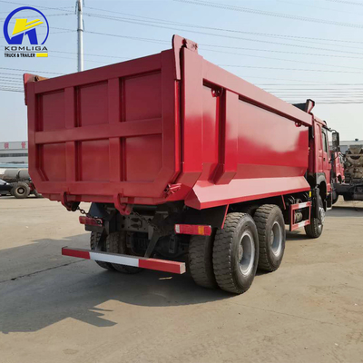 Nigéria Ghana HOWO 375 chevaux Camion à décharge Sinotruk d'occasion avec cabine Hw76 et 351-450 chevaux