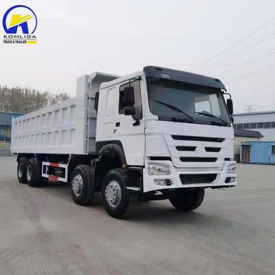 30/40 tonnes 8X4 Sinotruk HOWO 12 Camion à décharge de pneus Transmission manuelle Norme d'émission Euro 2