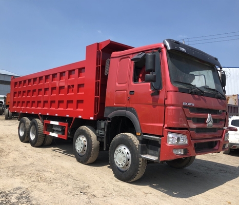 9 tonnes Capacité de chargement HOWO Sinotruk 12 roues camion de décharge 30 tonnes Levé par axe avant