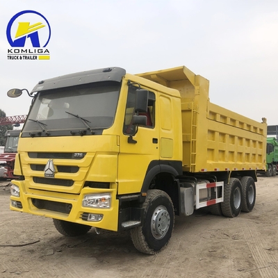 2019 HOWO 25 tonnes 20m3 dimensions du camion de décharge une cabine couchette avec A / C et Hc16 axe arrière