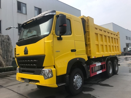 Conception du pneu radiale 420HP 371HP Sinotruk HOWO A7 camion à bascule 6X4 Euro 2 Norme d'émission
