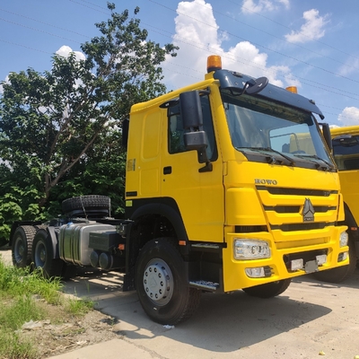 Hw76 cabine HOWO utilisé tête de tracteur 3 essieux 6X4 pour Dans votre budget 6800 * 2500 * 3200mm