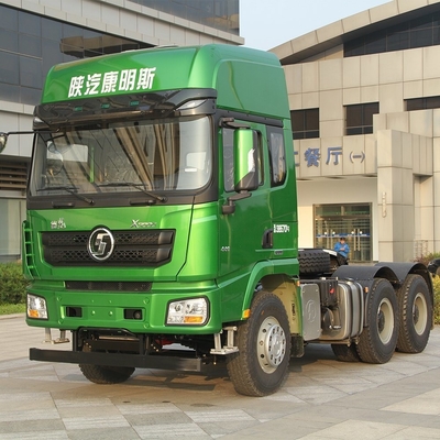 6X4 roue motrice 3 4 essieux Shacman Tracteur lourd tête de camion avec boîte de vitesses