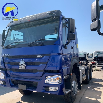 Utilisé Sinotruk HOWO 6X4 pneu 10 roues camion tracteur lourd avec boîte de vitesses Hw19710