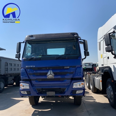 Utilisé Sinotruk HOWO 6X4 pneu 10 roues camion tracteur lourd avec boîte de vitesses Hw19710