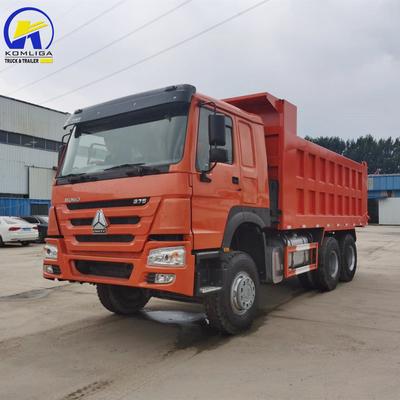 6X4 machine minière camions lourds utilisés HOWO camions à bascule pour le levage avant