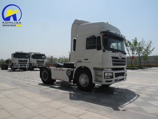 Transmission manuelle Shacman 4X2 6 roues camion tracteur avec moteur diesel