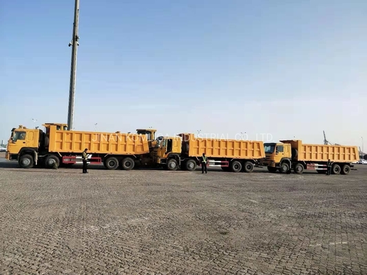 Cnhtc HOWO Sinotruk 8X4 camionneur à décharges/camion à décharges/camion lourd avec réservoir de carburant de 300 litres