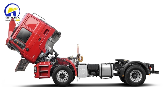 4X2 F3000 Shacman Tractor Truck avec un rapport de vitesse de 5,45 et un pétrolier en aluminium de 400 litres