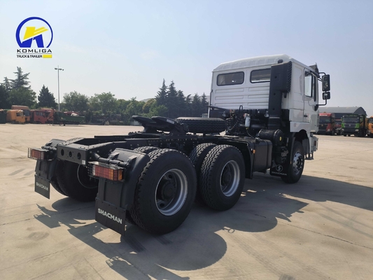 Tête de camion de tracteur Shacman pour remorque à moteur Cummins Isme 420 sièges moteur ≤5