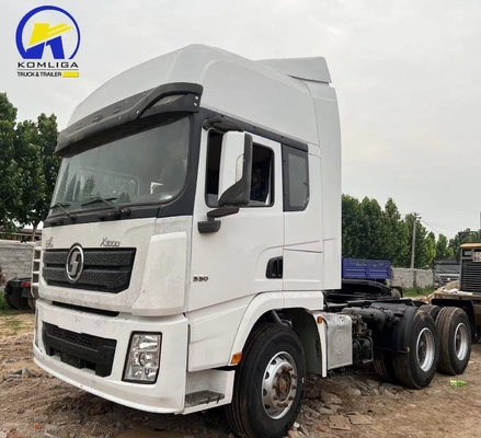 Homme 16 tonnes axe arrière deux étages réducteur Shacman tracteur camion tête pour remorque
