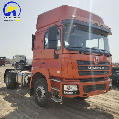 Homme 16 tonnes axe arrière deux étages réducteur Shacman tracteur camion tête pour remorque