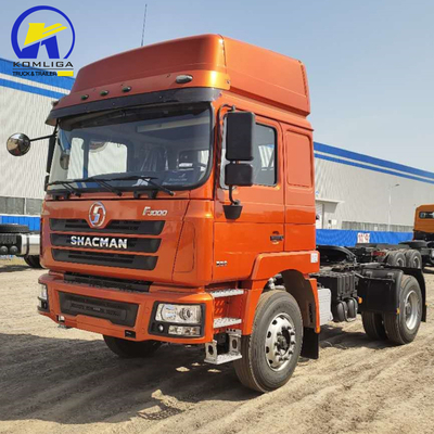 Homme 16 tonnes axe arrière deux étages réducteur Shacman tracteur camion tête pour remorque